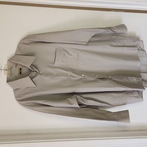 Joseph Abboud Gray Striped Dress Shirt